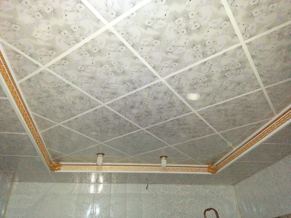 Потолок пвх в комнате. Пластиковые панели для потолка. Потолочные панели для ванной. Панельный потолок в ванной. Потолок из пластиковых панелей.
