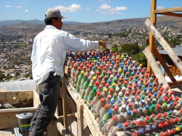 plastic bottle construction