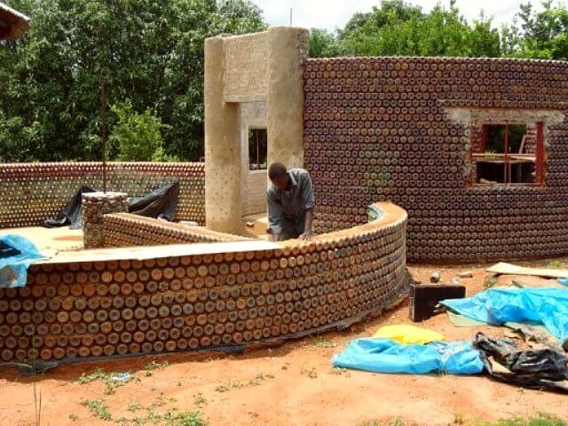 plastic bottle house