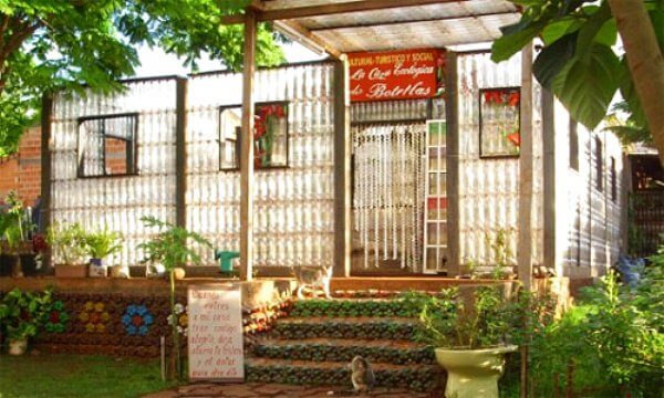 plastic bottle house