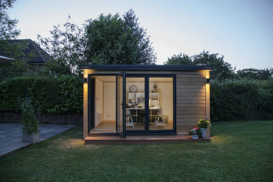 Small office pod 900x599 21 Modern Outdoor Home Office Sheds You Wouldnt Want to Leave