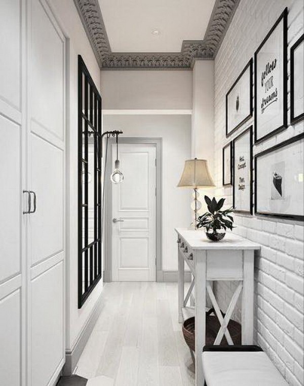 дизайн узкого коридора в квартире 