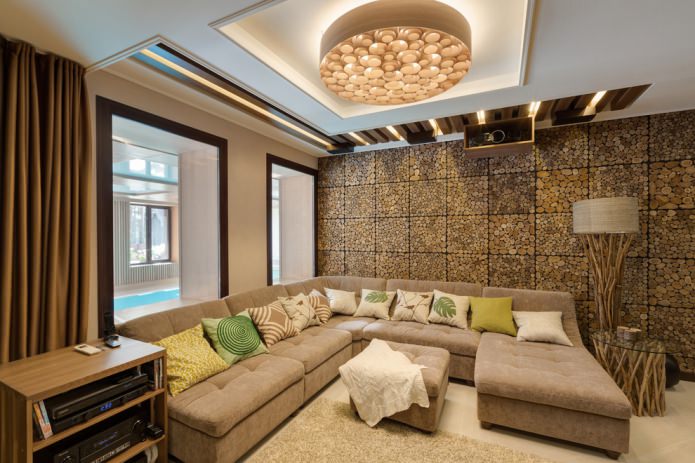 спилы в гостиной спилы в гостиной