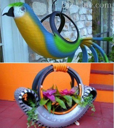 Необычное применение старым шинам Необычное применение старым шинам