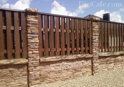 Комбинированный вариант «шахматки» на каменных опорах Комбинированный вариант «шахматки» на каменных опорах