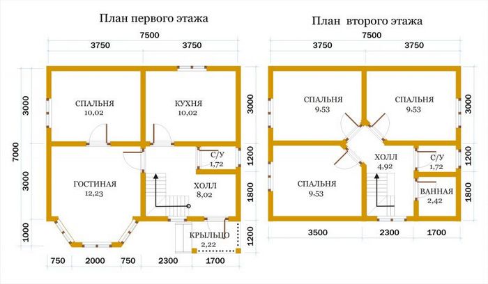 каркасный дом с мансардой