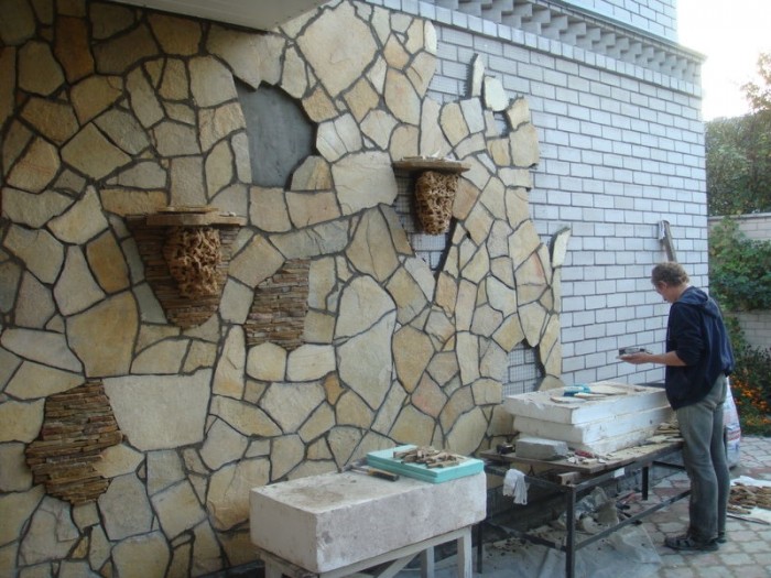 камень дагестанский облицовочный фото