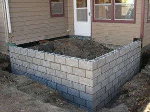 Блочный фундамент Блочный фундамент