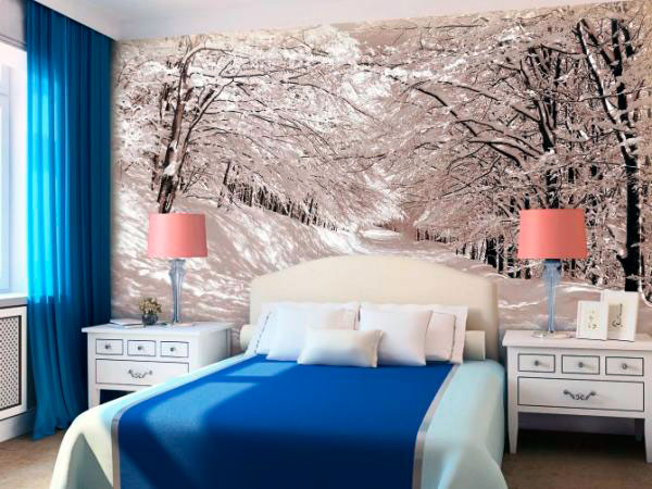 фотообои в спальне