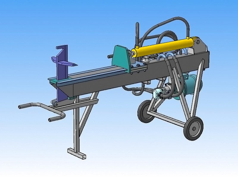 Как сделать дровокол своими руками гидравлический и схема гидросистемы
