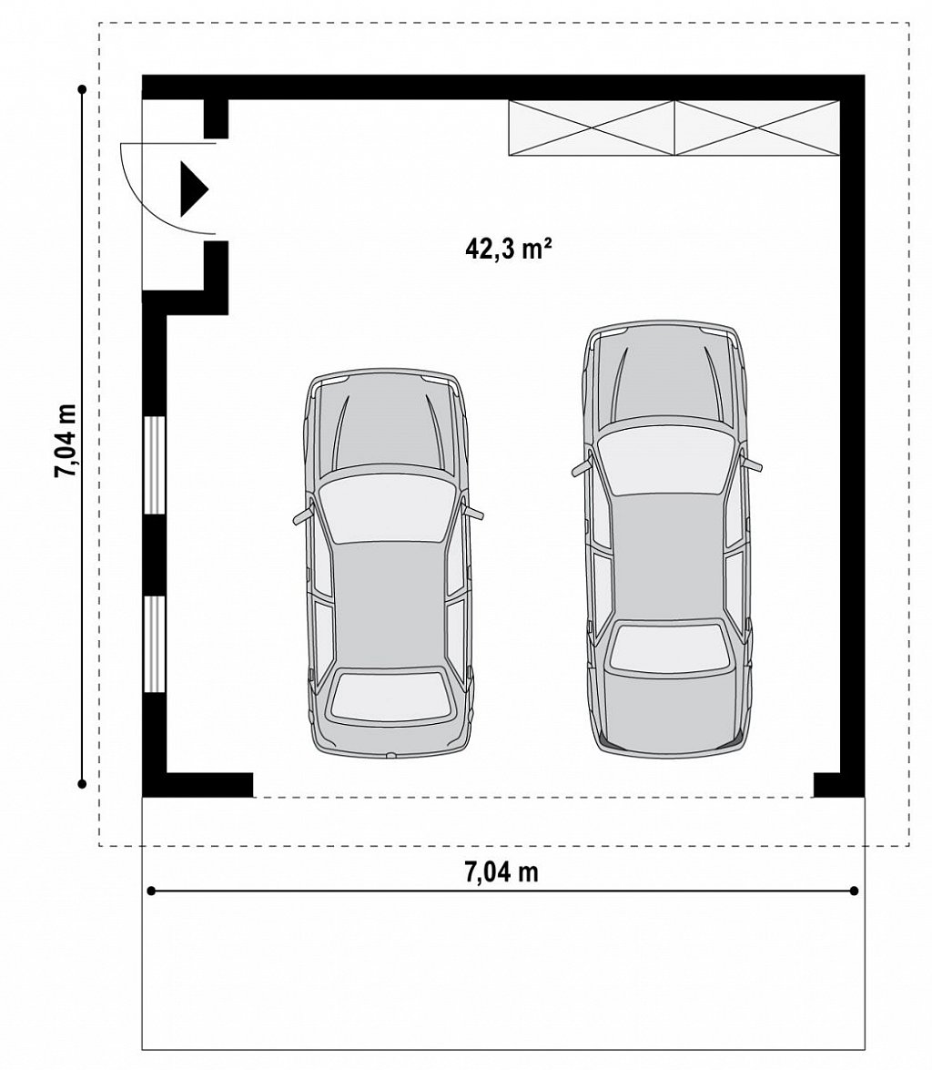 Стандартные размеры полок для гаража