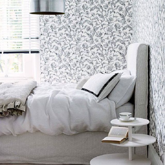 Для тесной спальни недопустимы темные цвета обоев