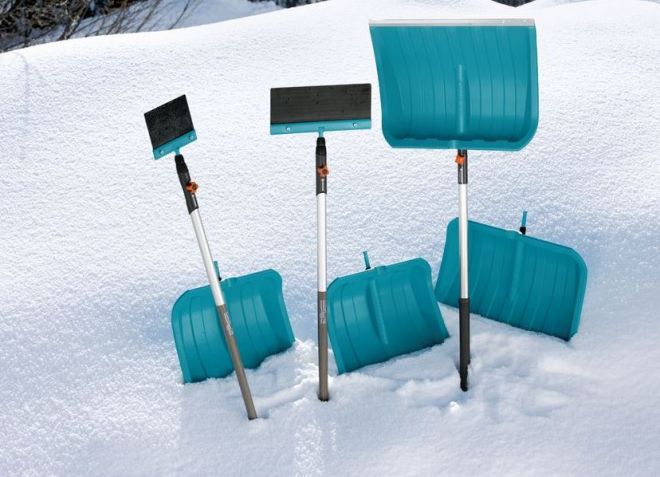 лопата для уборки снега gardena