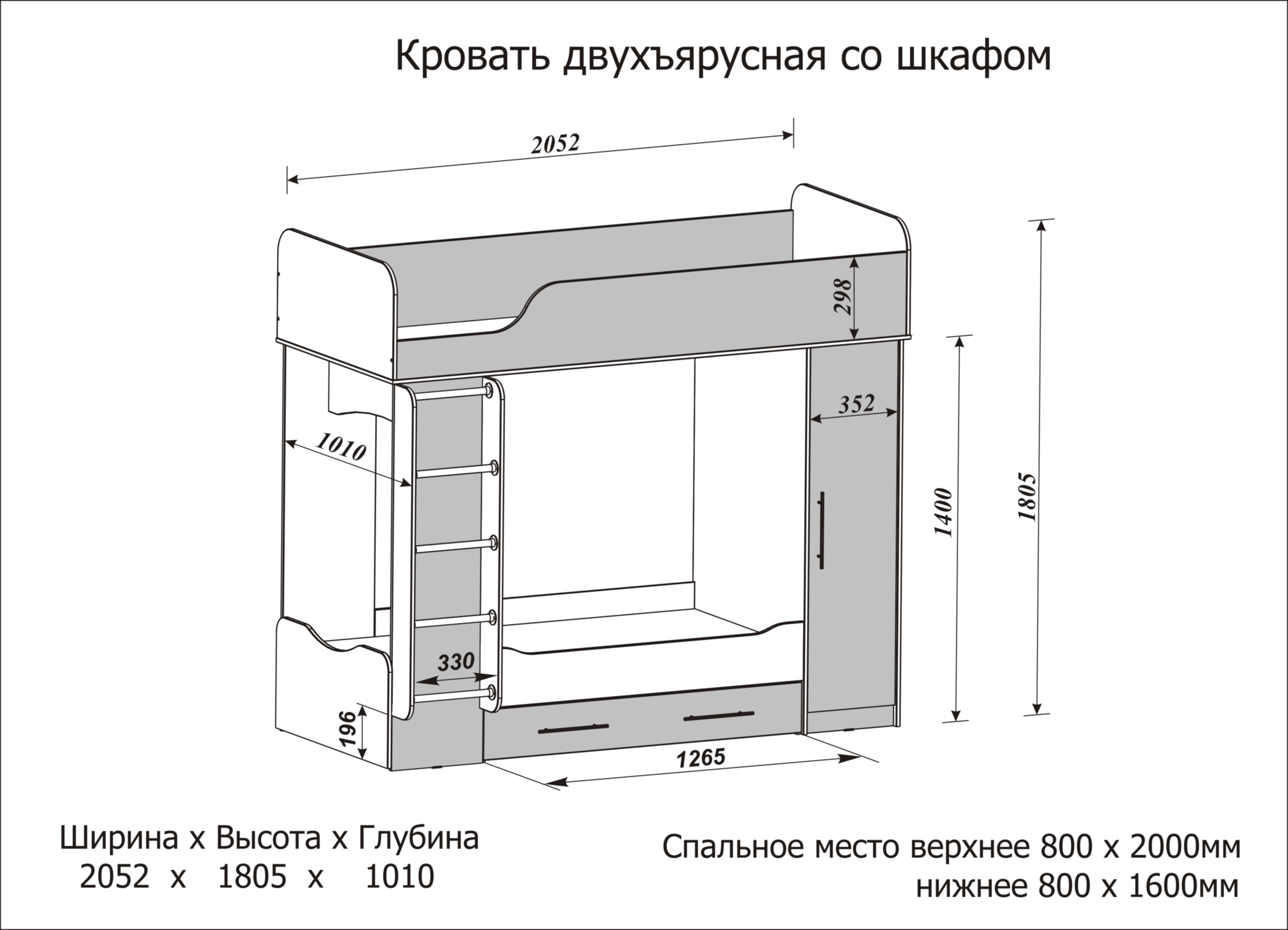 Размер кровати для двоих