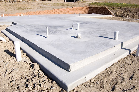 how to determine concrete slab thickness