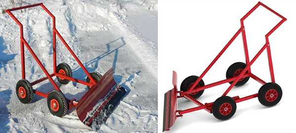 Снегоуборочная лопата на колесах – особенности снегоуборочных устройств, сравнение снеговых лопат производителей «Электромаш» и «Бульдозер»